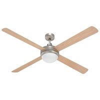 Plafondventilator met licht en afstandsbediening &Oslash; 130 cm 3