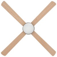 Plafondventilator met licht en afstandsbediening &Oslash; 130 cm 4