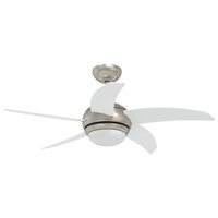 Plafondventilator met licht en afstandsbediening &Oslash; 110 cm Wit 4