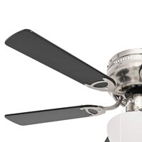 Plafondventilator met licht &Oslash; 82 cm Zwart 7