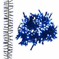 Lichtslinger cluster met 3000 LED&amp;apos;s blauw PVC 2