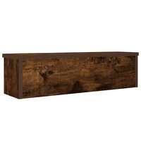 Keukenrek stapelbaar 60x15x16 cm bewerkt hout gerookt eiken 5