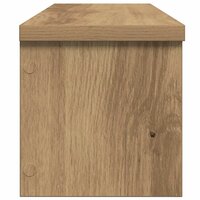 Keukenrek stapelbaar 60x15x16 cm bewerkt hout artisanaal eiken 4