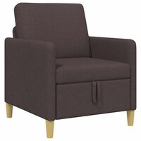 Bank met opslag Donkerbruin 72 x 78 x 87 cm Polyester 2