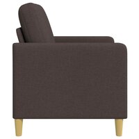 Bank met opslag Donkerbruin 72 x 78 x 87 cm Polyester 5