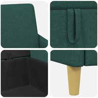 Bank met opslag Donkergroen 72 x 78 x 87 cm Polyester 7