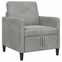 Bank met opslag Lichtgrijs 72 x 78 x 87 cm Polyester 2