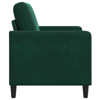 Bank met opslag Donkergroen 72 x 78 x 87 cm Polyester 5