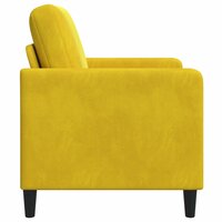 Bank met opslag Geel 72 x 78 x 87 cm Polyester 5