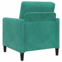 Bank met opslag Turquoise 72 x 78 x 87 cm Polyester 6