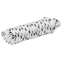 Boottouw 6 m 1 Wit en zwart Polyester 3