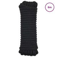 Boottouw 6 m 1.4 Zwart Polyester 2