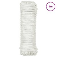 Boottouw 6 m 1.4 Wit Polyester 2