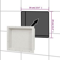 Douchenis 41x51x10 cm matwit 7