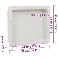 Douchenis 41x51x10 cm matwit 8