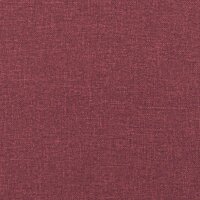 Bankenset met opbergruimte 2 pcs Wijnrood Polyester 8