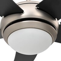 Plafondventilator met licht en afstandsbediening &Oslash; 110 cm Zwart 7