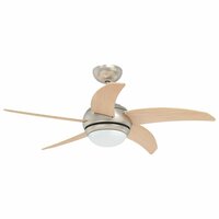 Plafondventilator met licht en afstandsbediening &Oslash; 110 cm 4