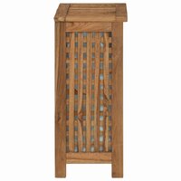 Wasmand Naturel 35 x 25 x 60 cm Massief Teakhout 5