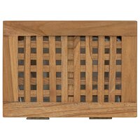 Wasmand Naturel 35 x 25 x 60 cm Massief Teakhout 6
