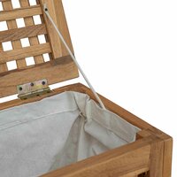Wasmand Naturel 35 x 25 x 60 cm Massief Teakhout 7