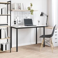 Eettafel Wit 110 x 55 x 75 cm Massief grenenhout 4