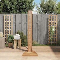 Buitendouche 70x75x204 cm massief teakhout 3
