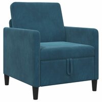 Bank met opslag Blauw 72 x 78 x 87 cm Polyester 2