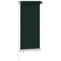 Rolgordijn voor buiten 60x140 cm HDPE donkergroen 2