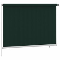 Rolgordijn voor buiten 200x140 cm HDPE donkergroen 2