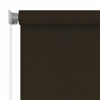 Rolgordijn voor buiten 100x230 cm HDPE bruin 3