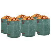 Tuinafvalzakken 12 pcs Groen 45 x 45 x 76 cm Polypropyleen 2