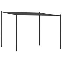 Prieel 3x3 m 180 g/m&sup2; stof en staal antracietkleurig 2