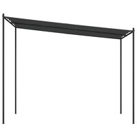 Prieel 3x3 m 180 g/m&sup2; stof en staal antracietkleurig 4