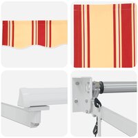 Elektrisch Uittrekbaar Zonnescherm Multikleur 3,5 x 2 m 9