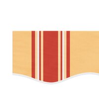 Vervangingsdoek voor luifelrok gestreept 4 m geel en oranje 4