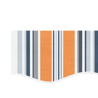 Vervangingsdoek voor luifelrok gestreept 4 m meerkleurig 4