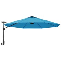 Wandparasol 290 cm zeeblauw 2