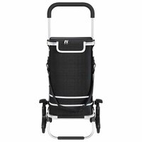 Boodschappentrolley Zwart 47 x 39 x 100,5 cm Oxford stof 8