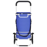 Boodschappentrolley Blauw 47 x 39 x 100,5 cm Oxford stof 8