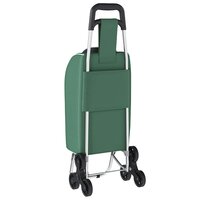Boodschappentrolley Groen 39,5 x 33 x 93 cm Oxford stof 10