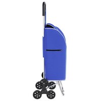 Boodschappentrolley Blauw 39,5 x 33 x 93 cm Oxford stof 9