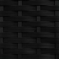 Verhoogde tuinbak met Trellis en Dak Zwart 124 x 40 x 129 cm PP 8