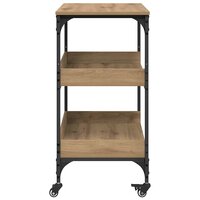 Keukentrolley Artisan Eiken 60 x 41 x 80.5 cm Bewerkt hout 7