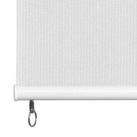 Rolgordijn voor buiten 60x140 cm HDPE wit 4