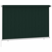 Rolgordijn voor buiten 220x140 cm HDPE donkergroen 2