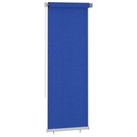 Rolgordijn voor buiten 80x230 cm HDPE blauw 2