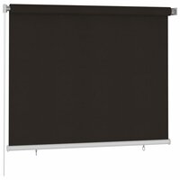 Rolgordijn voor buiten 180x140 cm HDPE bruin 2