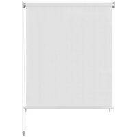 Rolgordijn voor buiten 160x140 cm wit 2