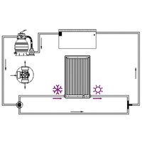 Zwembadverwarmingspaneel solar gebogen 110x65 cm 9